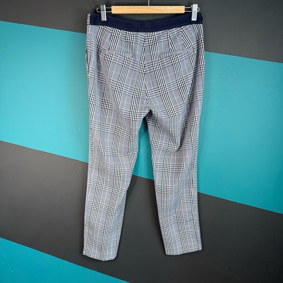 Zara Blue Plaid Trousers - Picture 3 of 11